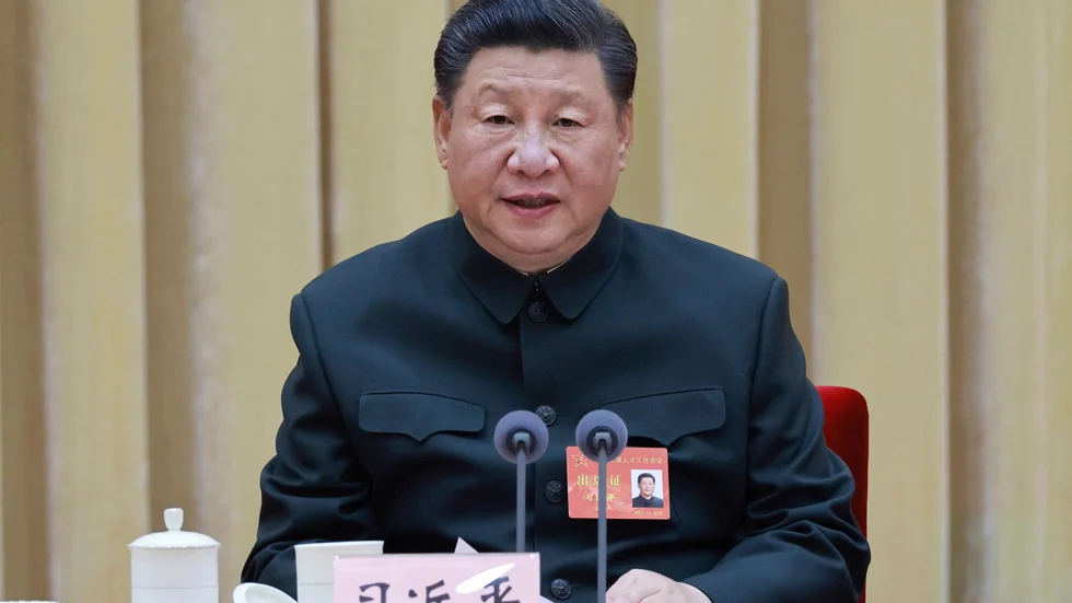 Kinas president Xi Jinping, fotograferad i Peking.