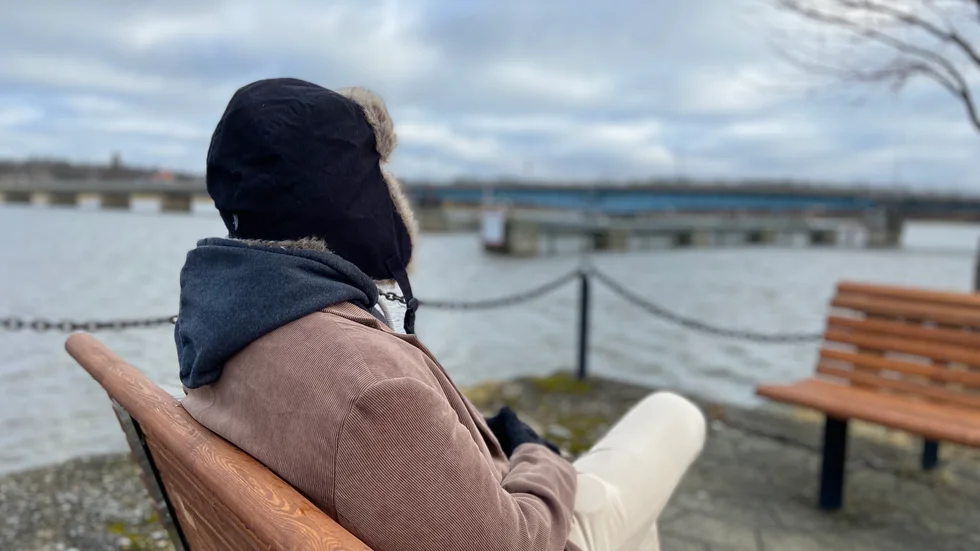 Jonas är en av de människor som har fått hjälp av diakonin i Strängnäs domkyrka.