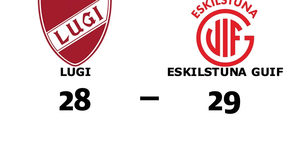 Lugi HF förlorade mot Eskilstuna Guif