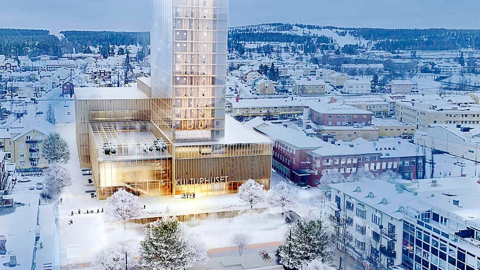Det är oklart var priset hamnar för detta bygge. Index i byggbranschen ska avgöra den maximala summan. Foto: Bild: White Arkitekter.