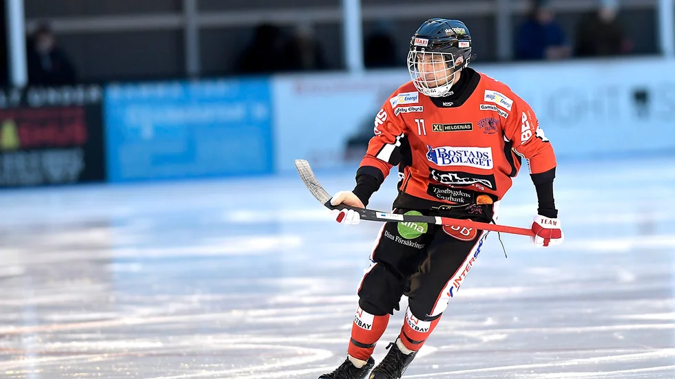 Tjust Bandys Semen Kartashov har seglat upp i toppen av seriens poängliga med sina 20 mål och fyra assist.