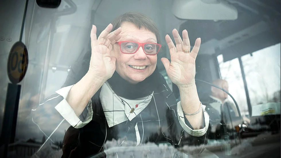 Kollektivtrafik som är avgiftsfri är något Agneta Hansson och Vänsterpartiet vill se i framtidens Skellefteå.