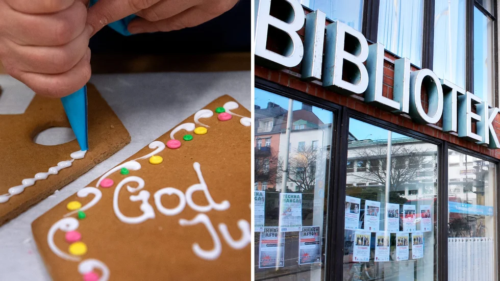 Nu utlyser Motala bibliotek en pepparkakstävling.