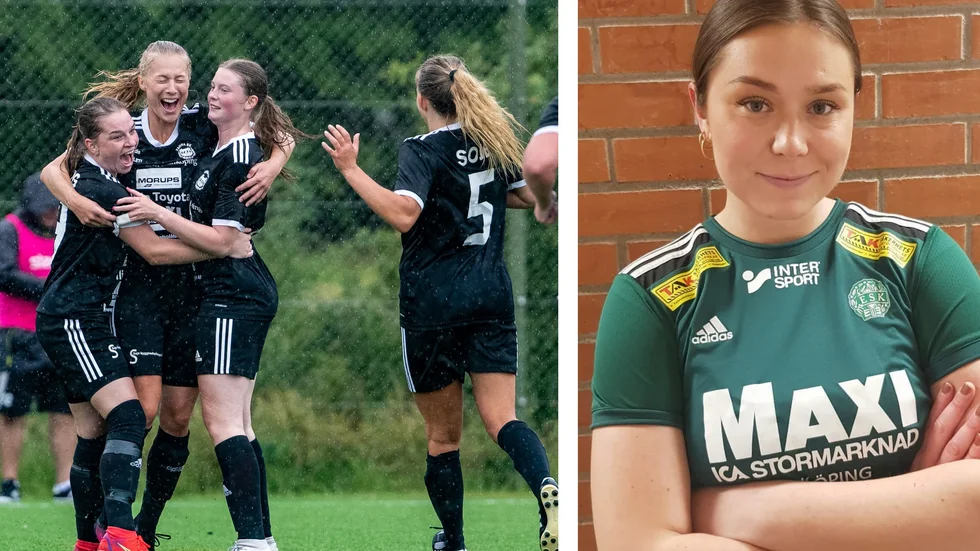 Lovisa Mårts byter från från svart/vit till grön/svart.