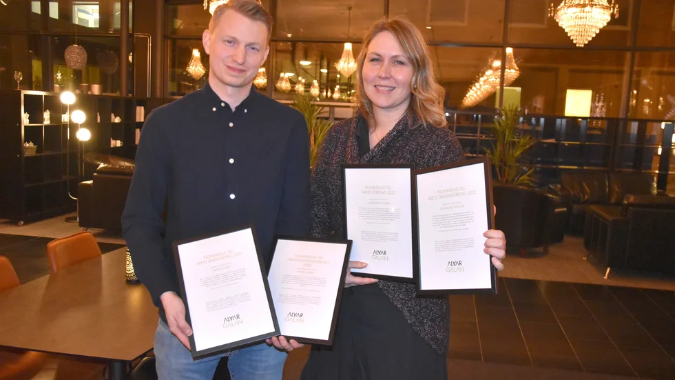 Dubbelnominerade: Anders Zettergren, Kryddlandet, och Ann-Helen Bågesund Marklund, Marklund Mäkleri.