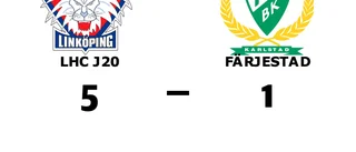 LHC J20 toppar tabellen efter seger