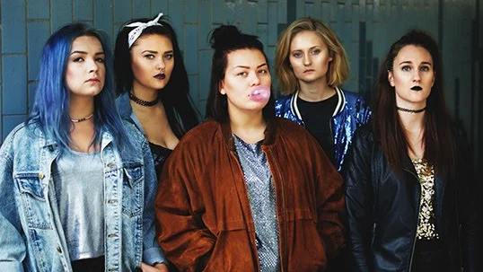 Bandet. By the way består av Sandra Haraldsson, Kristina Johansson, Agnes Eriksson, Linn Haraldsson och Tove Danielsen.