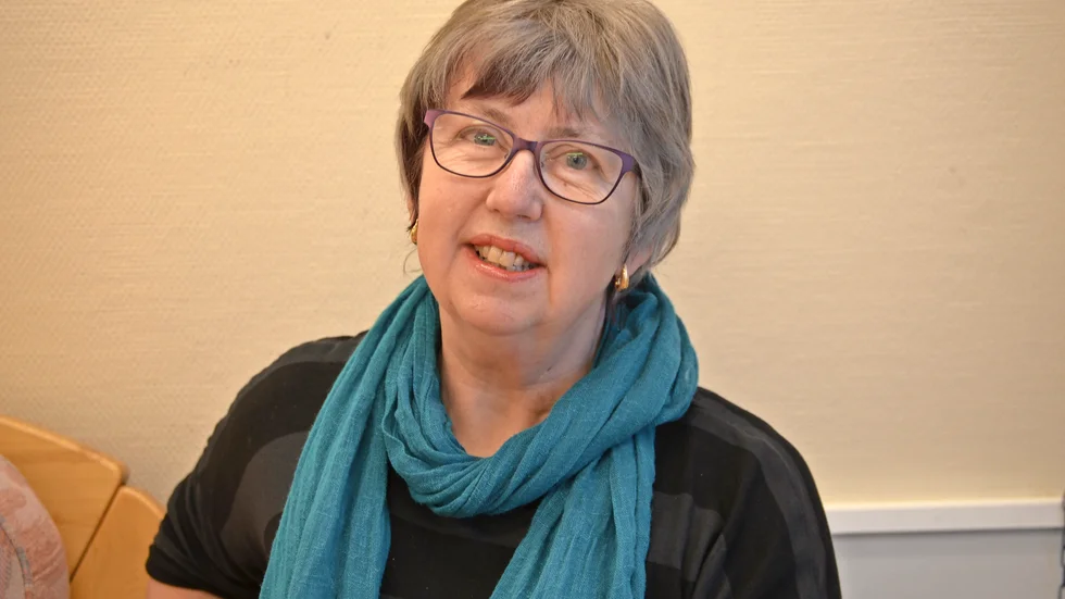 Planer. ”Jag ska sova länge. Fika. Läsa hela tidningen”, säger Britta Stenberg om planerna för första lediga dagen. Foto: Lennart Enkvist.