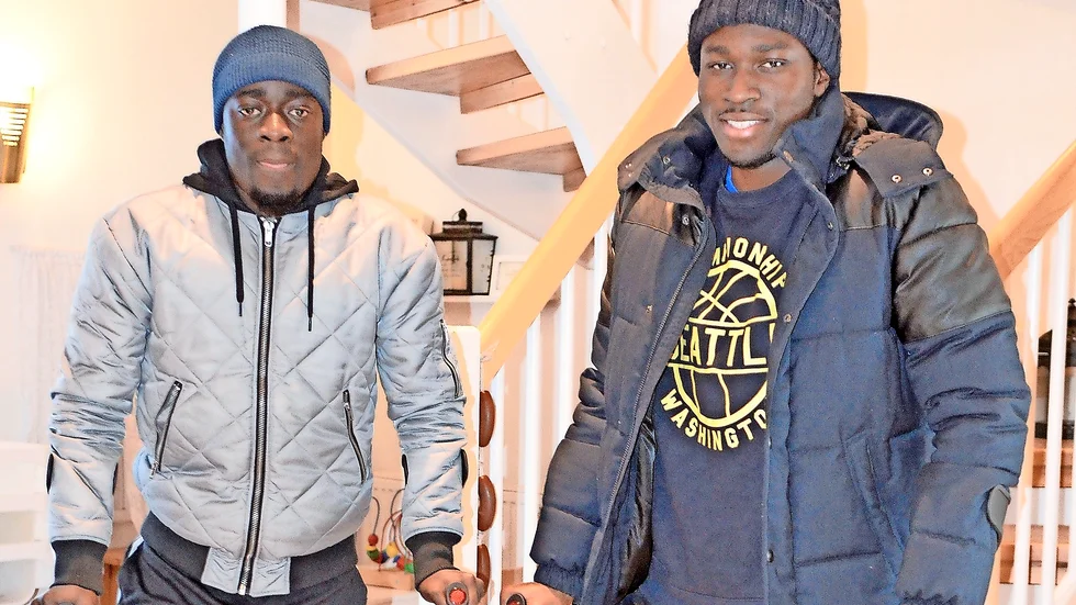 Daniel Chimdi Akubuine och Joel Gyasi