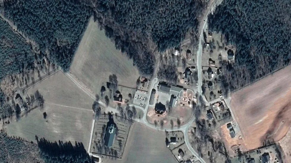Området kring Kyrkbyvägen 8
