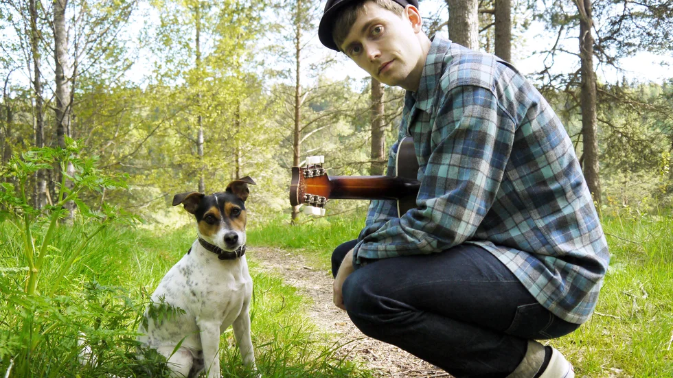 Städer. Vapnet och deras låtar om gator i Östersund har varit en inspirationskälla för Olov Antonsson. FOTO: Emma Johansson