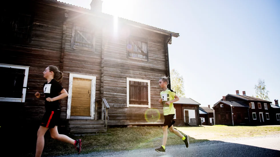 Även 14 barn deltog i barnloppet där den yngsta löparen var tre år. 