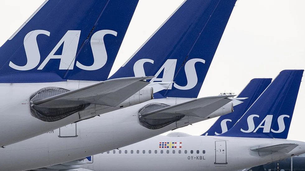 SAS-plan på Arlanda. Än lever hoppet om att nå en lösning. 