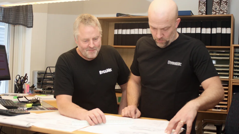 Erik Lövström och Andreas Holmlund, ByggMix i Norr.
