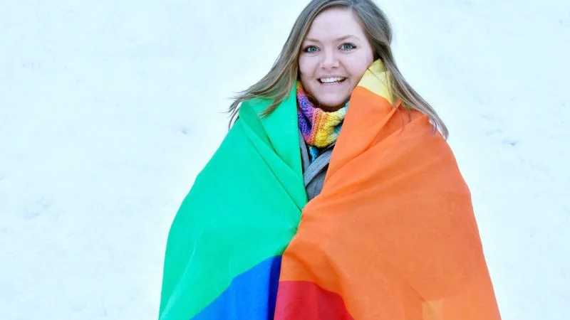 RFSL Skellefteå har aktiviteter året om, men Skellefteå Pride är den som som syns mest utåt. ”Vi vill visa att vi finns om det är någon som behöver oss”, säger styrelseledamoten Jonna Deilert. 