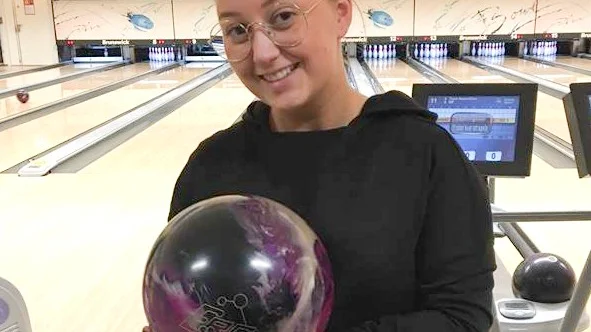 Maja Öberg blev näst bäst i Prana F i bowlingettan.