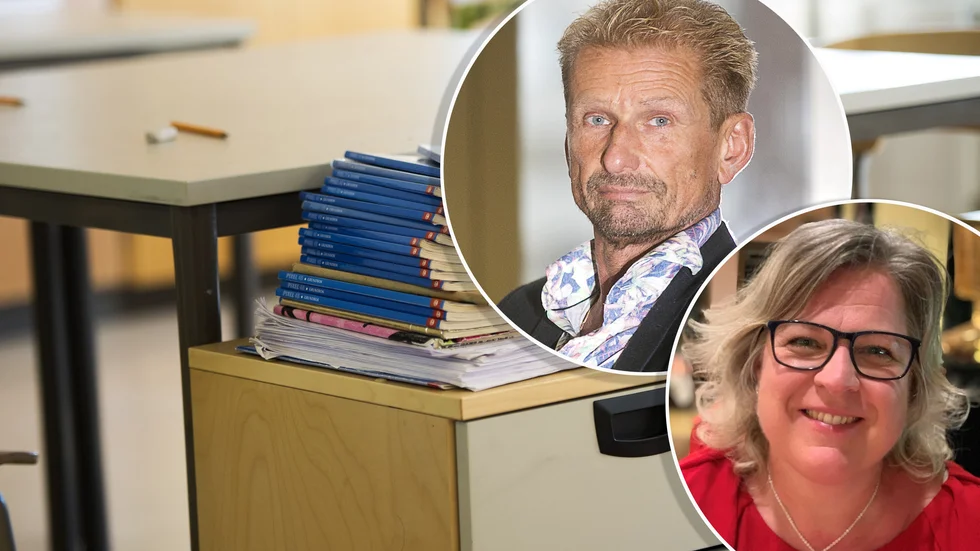 Hans Ringström är skolchef och Carin Pärlesköld är skolområdeschef för Eskilstunas kommunala grundskolor. Under onsdagen var 19,6 procent av eleverna och 19,11 procent av personalen frånvarande. I fredags var motsvarande siffror 29,7 respektive 22,99.