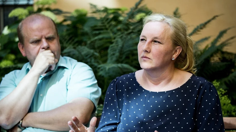Ewa Björling (M) vid regeringens sommarfika. Arkivbild: Scanpix