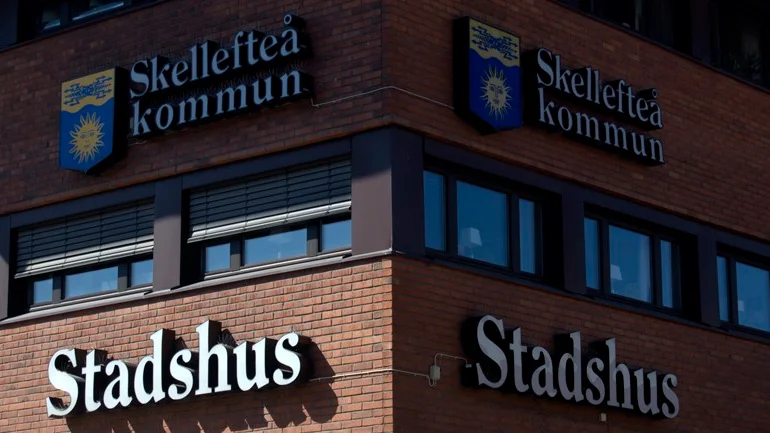 Skellefteå kommuns stadshus. Foto: Scanpix