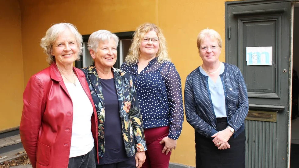 Moderaterna Päivi Johansson, Margareta Pålsson, Anna Sotkasiira Wik och Ingrid Cassel lyfter seniorfrågorna.
