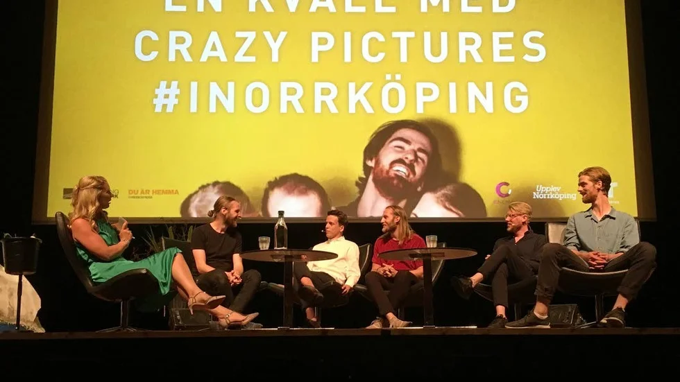 Crazy Pictures berättade om arbetet med sin första långfilm när kommunen arrangerade en speciell filmkväll i Flygeln.