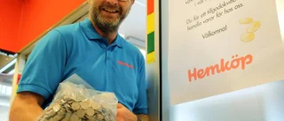 En miljon i mynt är insamlat hittills