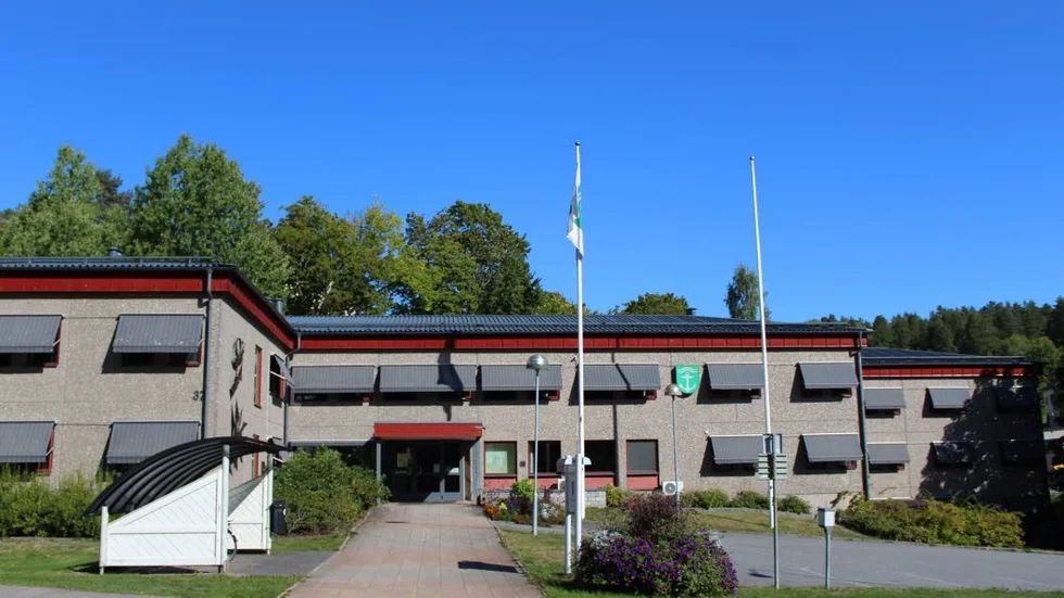 Strömsvik, kommunhuset i Valdemarsvik