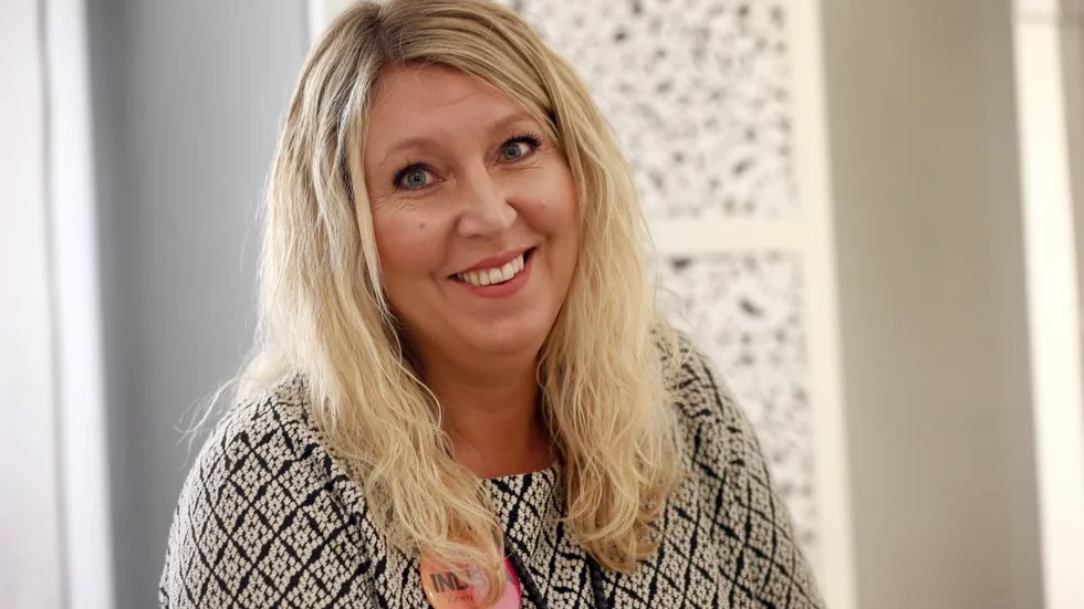 Butikschef. Det är Yvonne Ståhlberg på Indiska i Linden köpcentrum.
