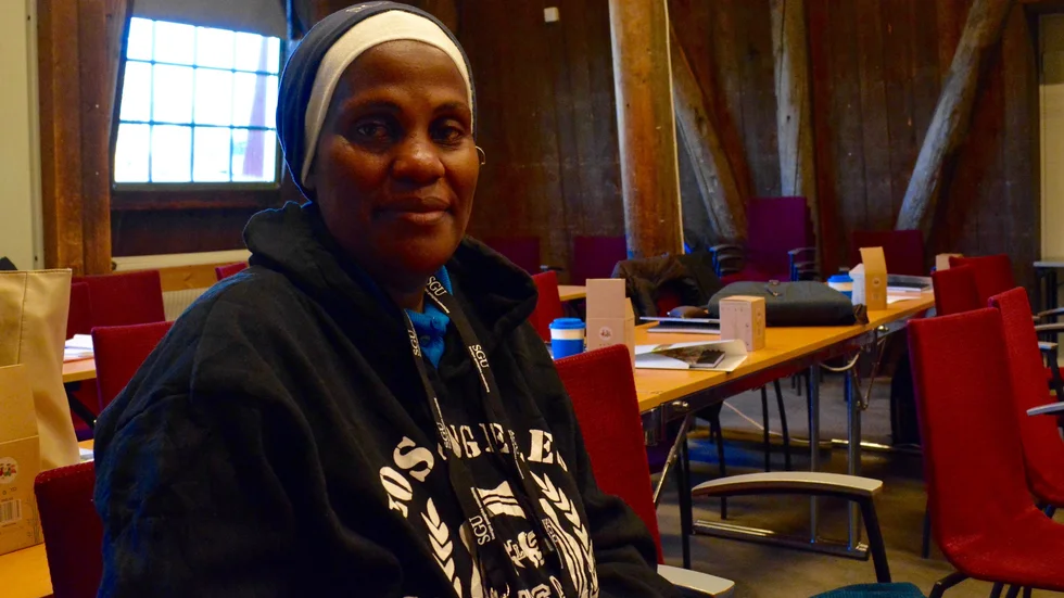 Aziza Zidikheri tycker att det känns intressant att vara i Malå. Hon ser fram emot att träffa människorna här och även uppleva ett annat väder än vad hon är van vid.