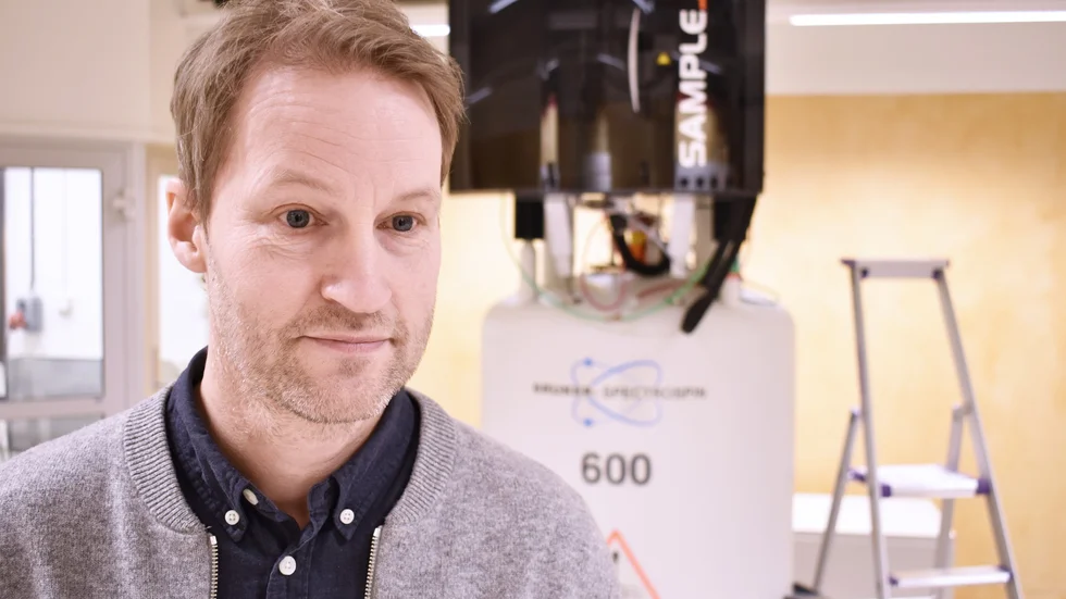 Fredrik Almqvist, professor i organisk kemi vid Umeå universitet.