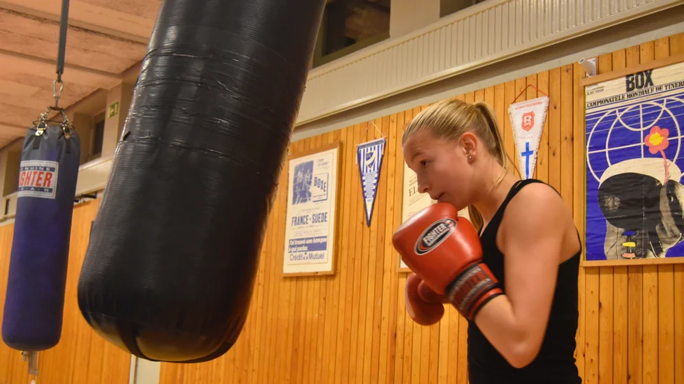 På söndag går Guldstadens Tova Porseby sin första riktiga match på Skellefteå Box Cup. 