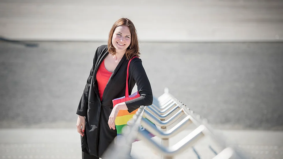 Marie Bergslycka, 33 år, är ny på Vänsterpartiets kommunlista i höstens val.