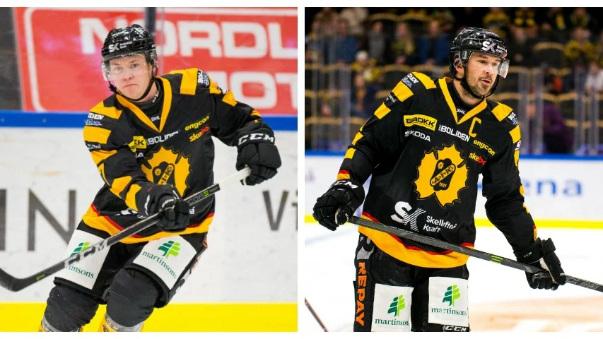 Felix Dahlroth och Jimmie Ericsson saknades när AIK tränade på is under torsdagen. 