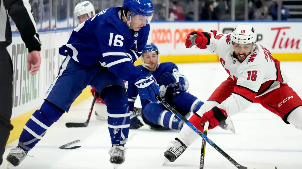 Torontos Mitchell Marner blev matchvinnare.