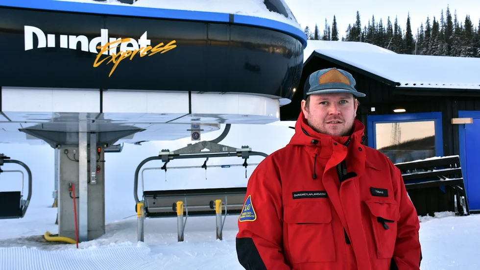 Nu berättar Tobias Larsson, verksamhetschef på Dundret, mer om framtidsplanerna. ”Egentligen ska man måla om Dundret på något sätt. Vi måste göra det här. Som det är nu är den enda produkten vi har skidåkningen", säger han.