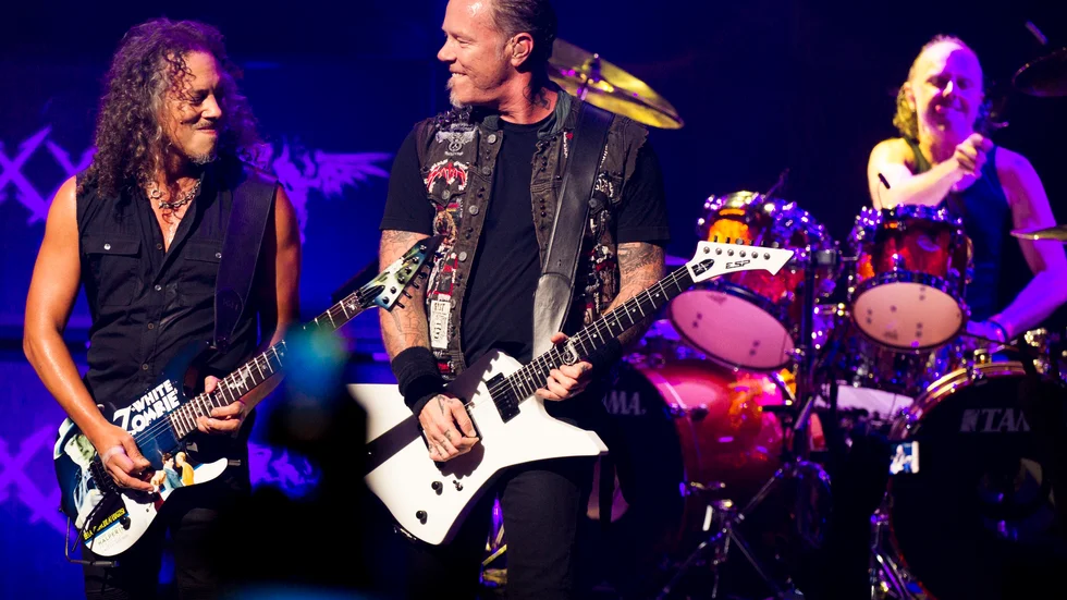 Metallica – ett av de metalband som Jon Zazula satsade på. Arkivbild.