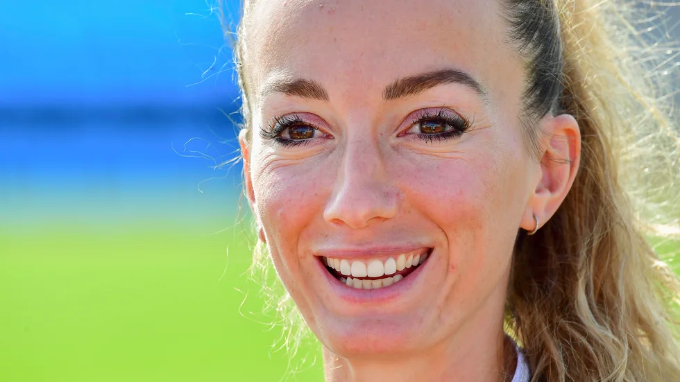 Kosovare Asllani är på väg tillbaka. Arkivbild.