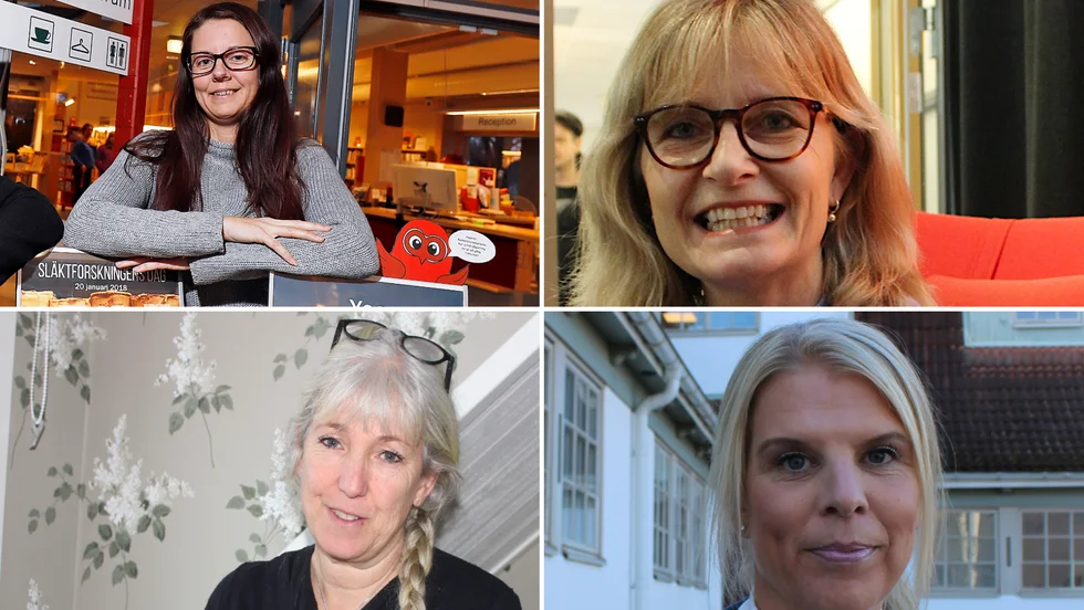 Sofie Axelzon, Ingela Korsell, Barbara Kjellström och Emma Askling – alla med lokal koppling – har visat sig vara populära på biblioteken i Strängnäs kommun.
