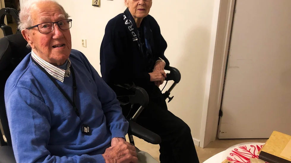 Magnus och Ann-Marie Borgstedt tror att idrotten och sunda matvanor kan vara bidragande orsaker till att Magnus blivit så gammal som 100 år.
