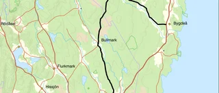 Omledning på E4 i höjd med Bygdeå 