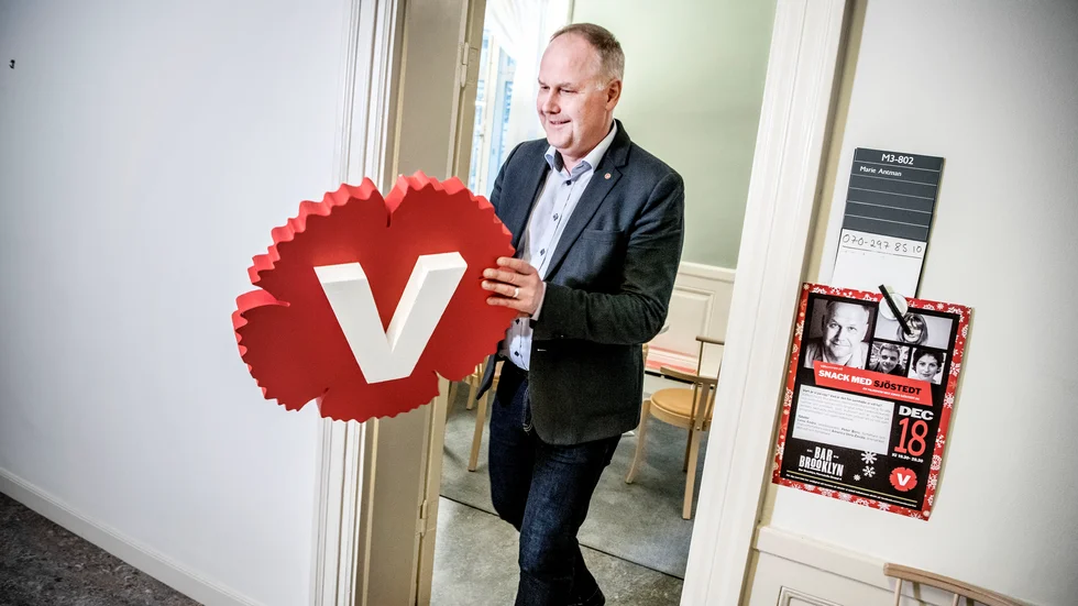 Vänsterpartiets ledare Jonas Sjöstedt menar att hotet från kommunismen är obefintligt. Ledarskribenten håller inte med.