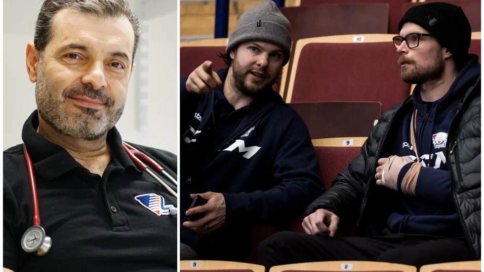LHC:s läkare Ioannis Magounakis har aldrig varit med om en säsong med så många och ovanliga skador på SHL-spelarna som denna. 
