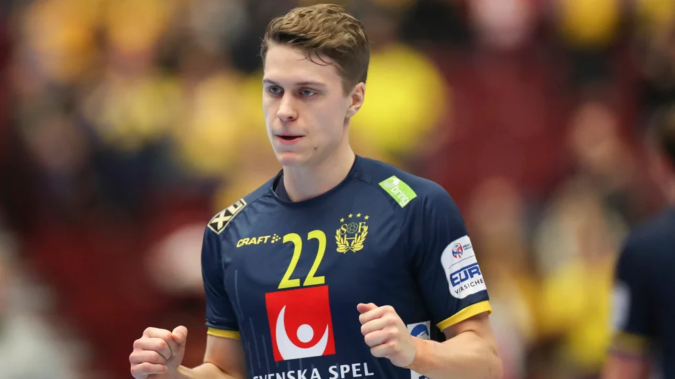 Lucas Pellas blev bäste målskytt när Sverige vann i Kosovo. Arkivbild.
