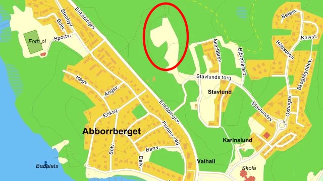 Här på Tosterön i Strängnäs släpper snart kommunen 27 nya tomter till sin tomtkö.