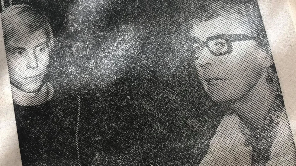 Kuriren för 50 år sedan: Tv-reportern Lis Asklund tillsammans med Kai Pettersson som tog initiativet till Club Medina i Vingåker.



