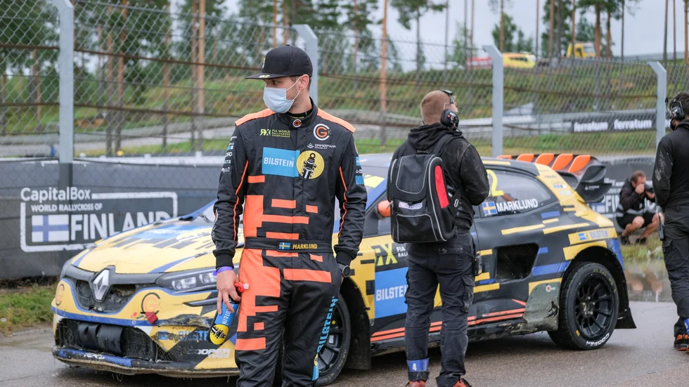 Anton Marklund tävlar dubbelt i VM i rallycross i Lettands huvudstad, Riga.