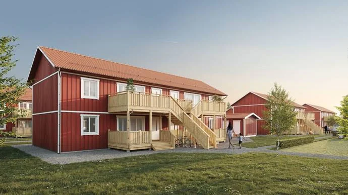 Så här ska husen i Kåge se ut.
