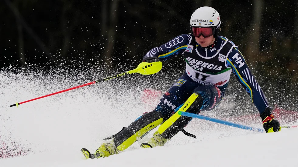 Kristoffer Jakobsen gjorde ett stabilt första åk i Zagrebs världscupslalom.