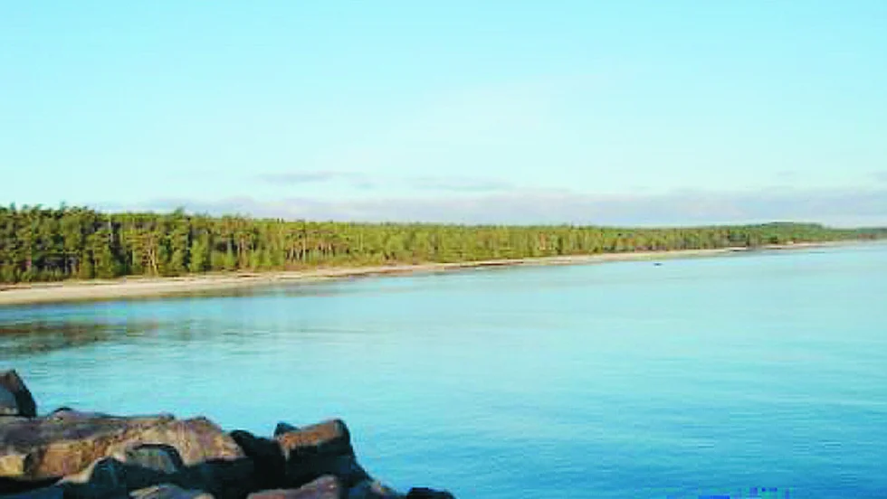 Vy från Kappelshamnsviken. 
