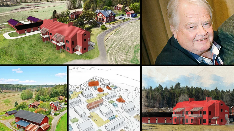 "Vi har fått stöd av politiken och tjänstemännen inne i stan i detta projekt. Vi sökte lov för ändrad användning för ladan, från fyrbenta till tvåbenta djur", säger Jan Kruhsberg, arkitekt och mannen bakom projektet vid Ottebro gård.